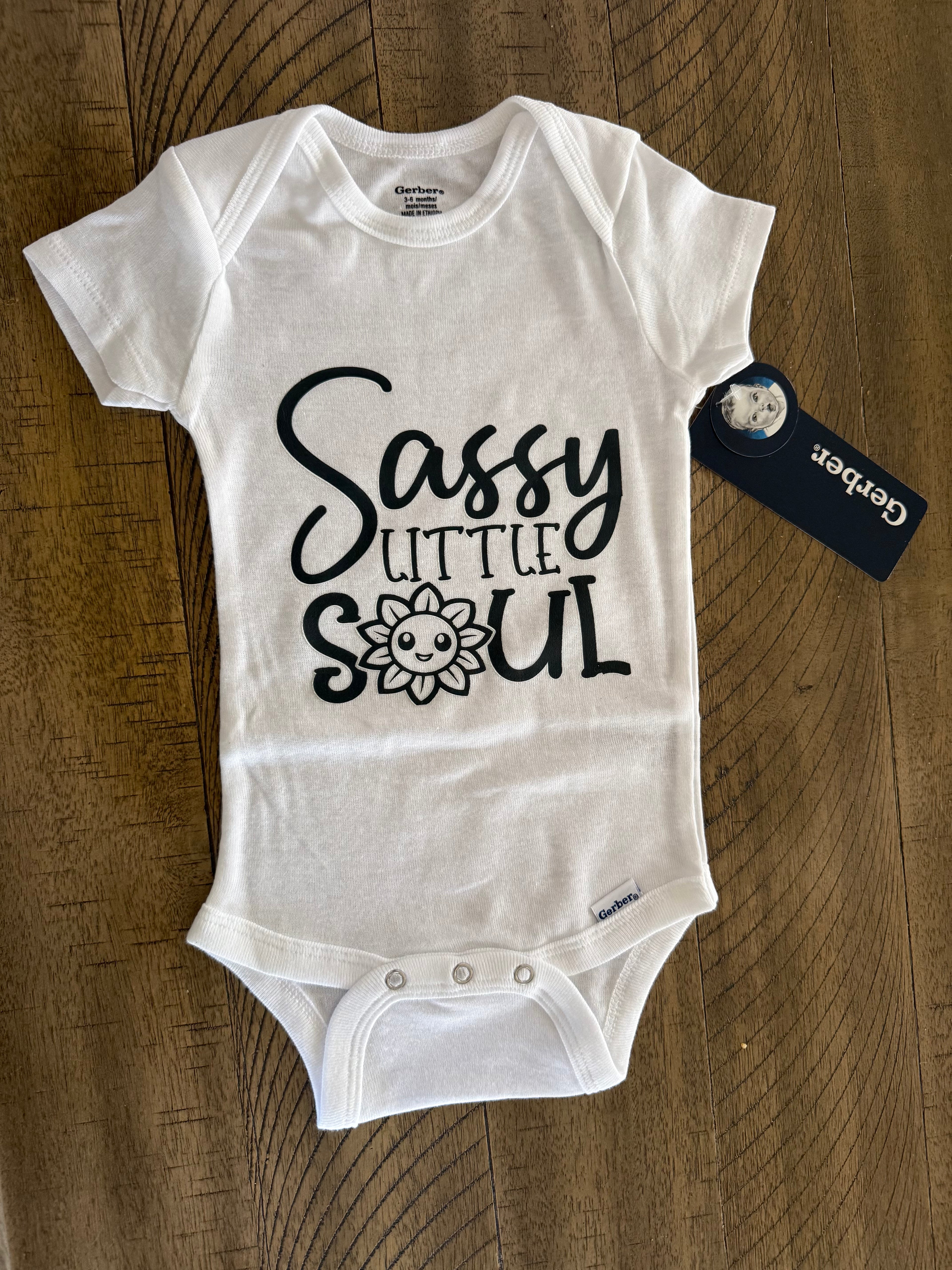 3-6 months Gerber Onesie