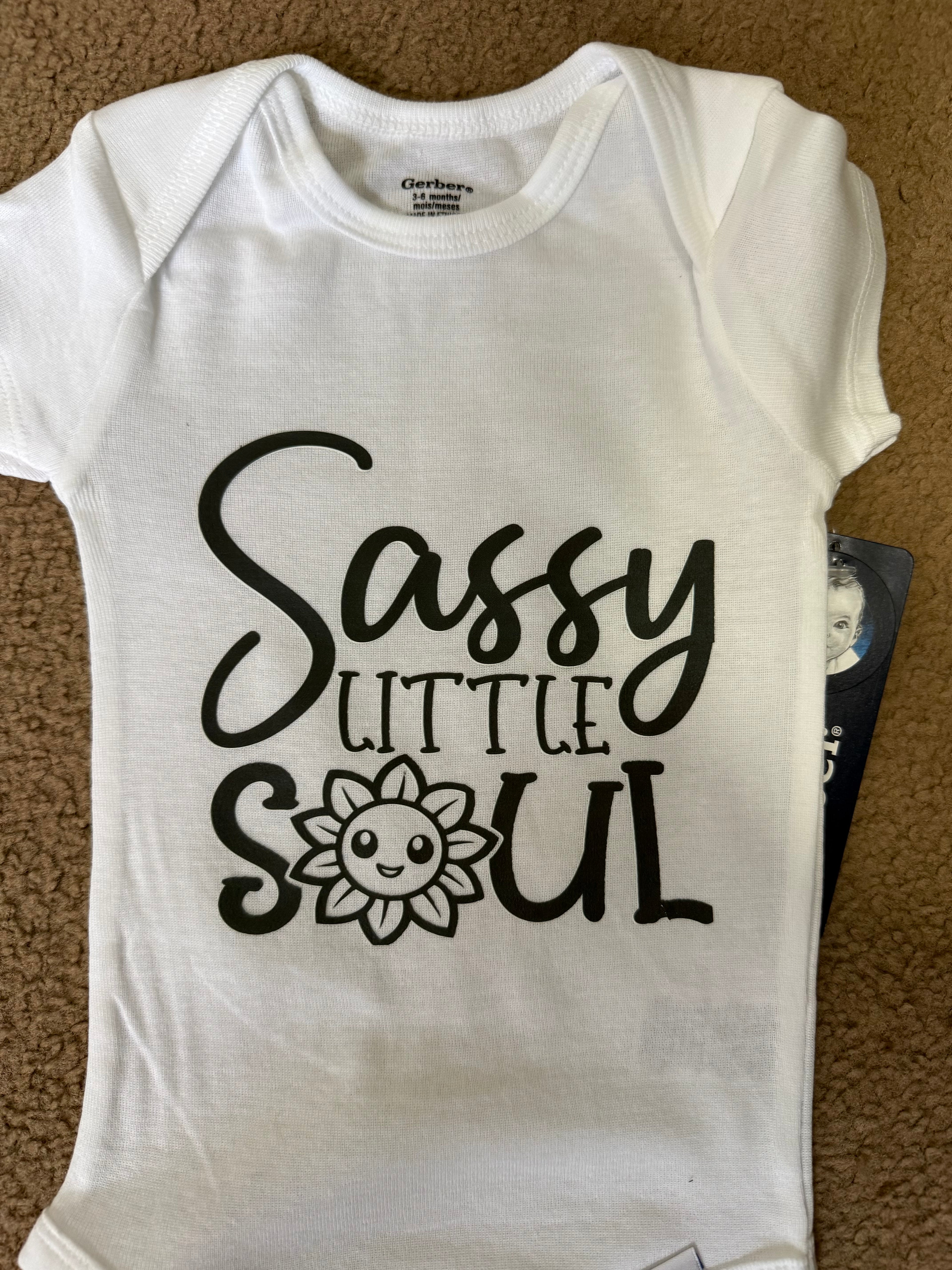 3-6 months Gerber Onesie